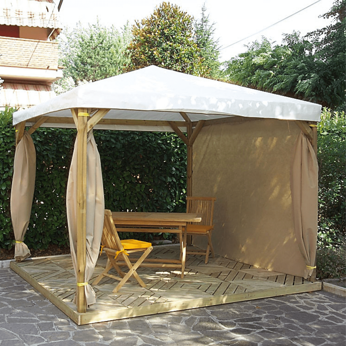 Copertura laterale per gazebo di dimensioni 300x300 cm - MondoViro
