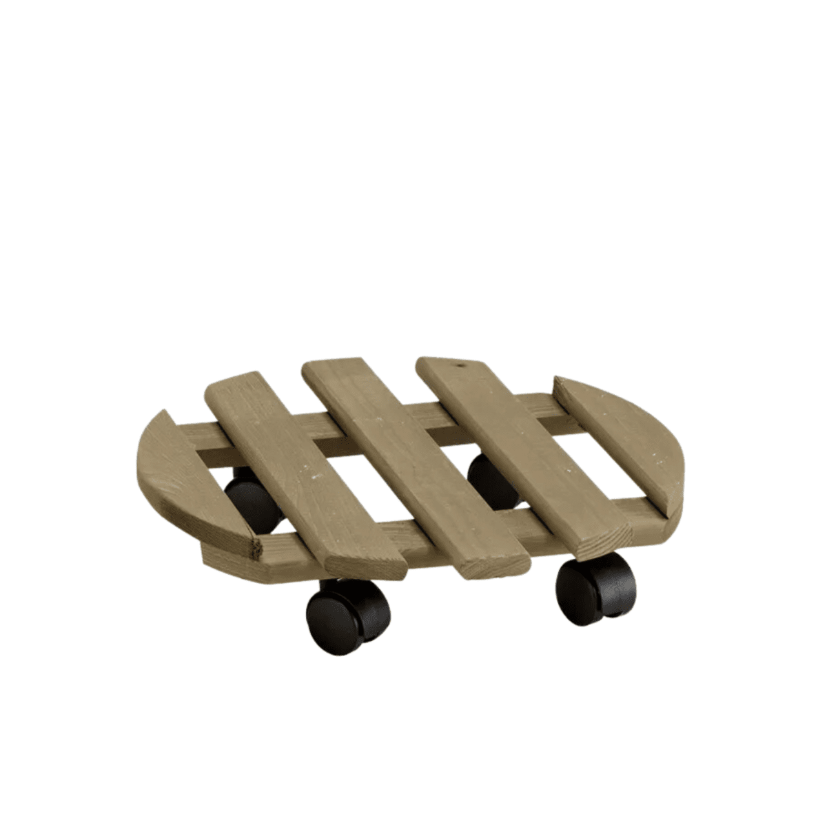 Carrello portavasi "Elba" tondo con ruote Videl TS Ø35 cm - MondoViro