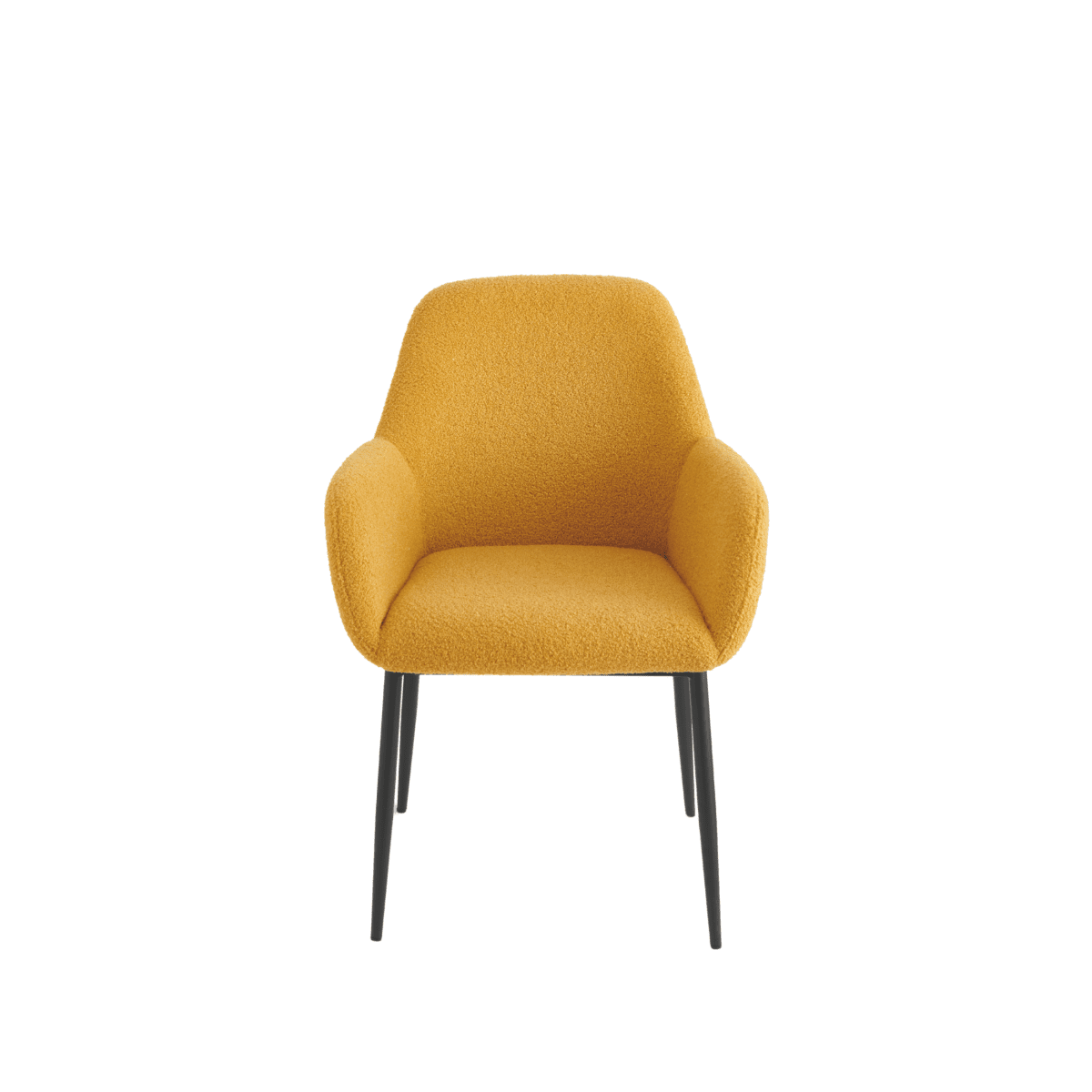 Set di sedie da pranzo "Tessandro" in tessuto imbottite cm 60x62 85h - MondoViro