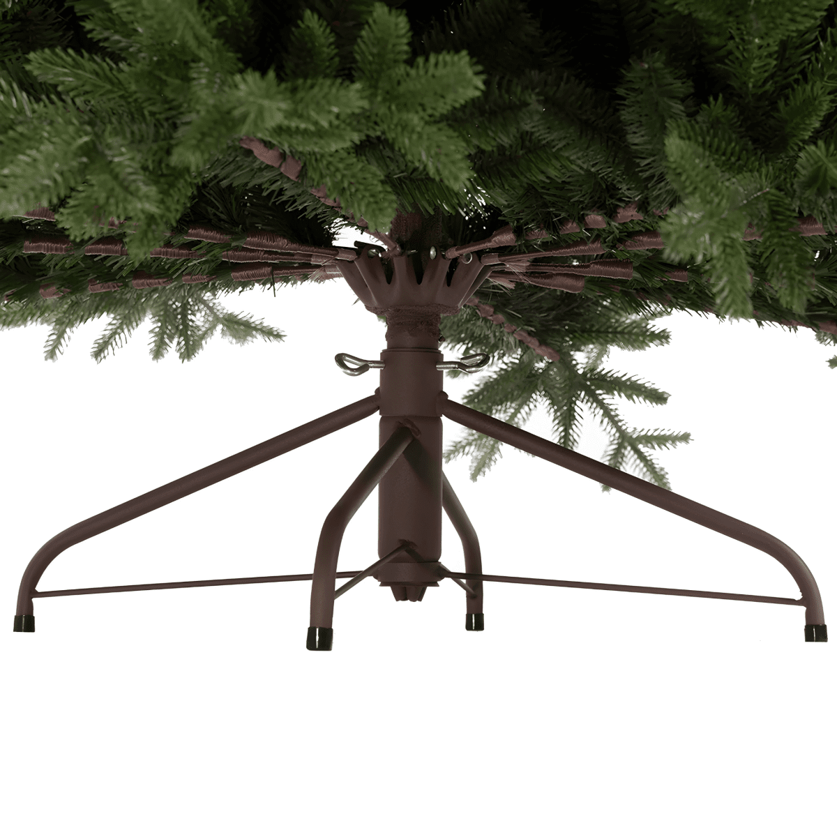 Albero di Natale "Ginger" 70% PE con tronco marrone effetto Real Touch + PVC di altissima qualità - MondoViro