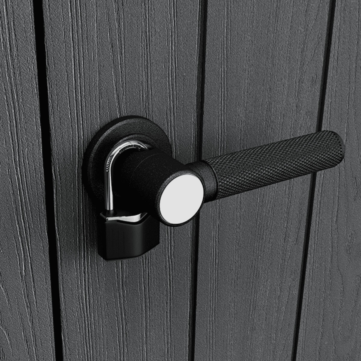 Porta attrezzi "Gnomo" da esterno grigio effetto legno spazioso e resistente cm 140x73,6 170,4h - MondoViro