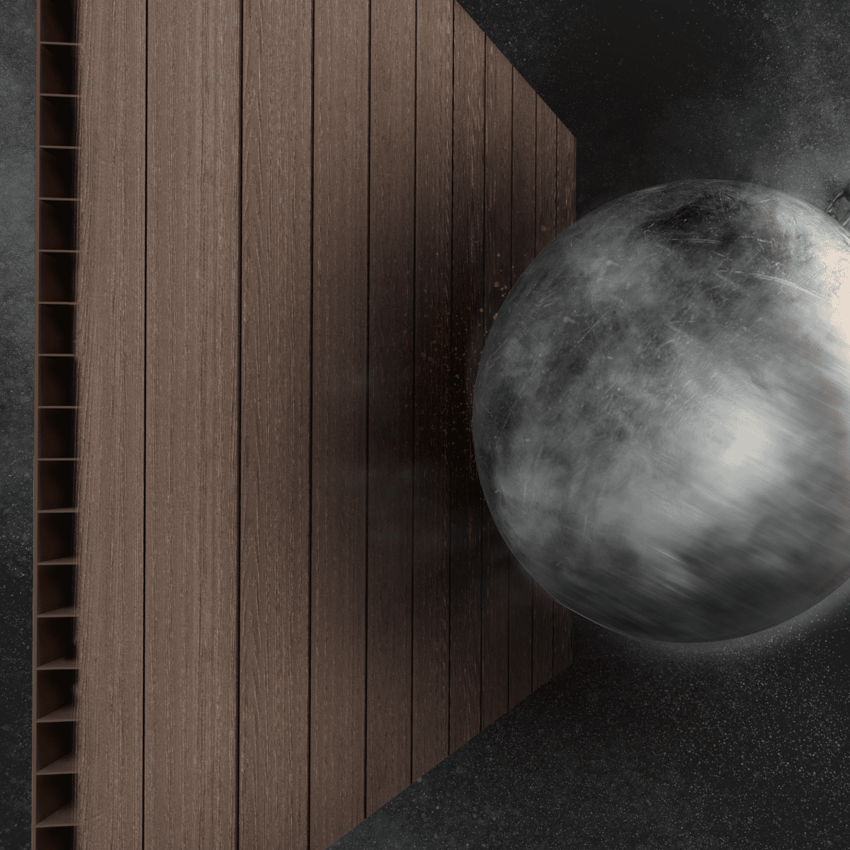 Casetta da giardino "Nido Plus 7517/1775" evotech marrone con doppia opzione di montaggio - MondoViro