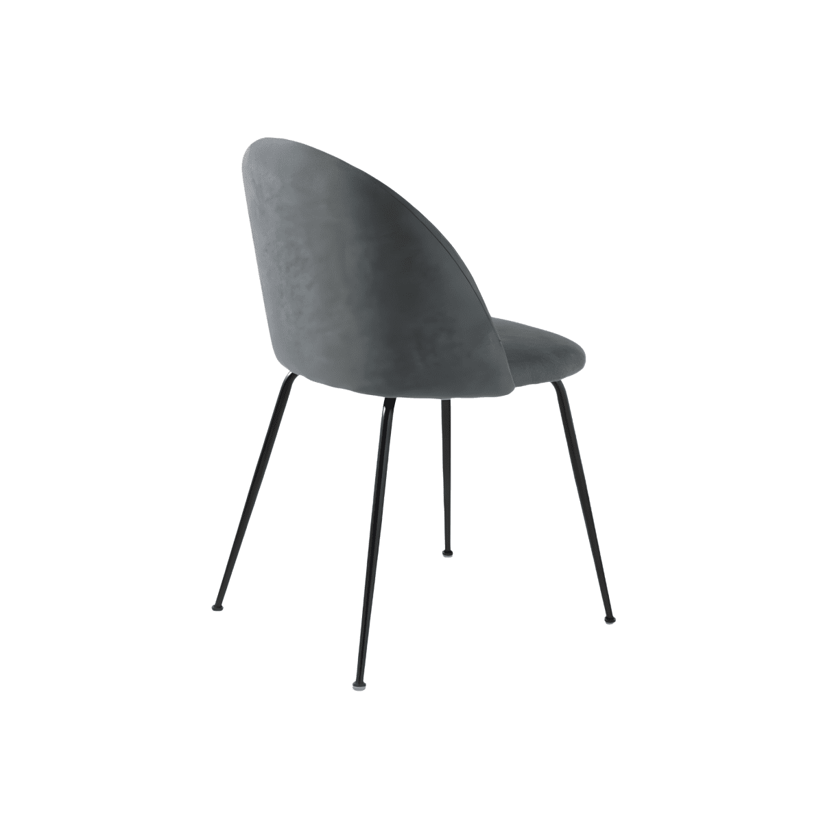 Set sedie da pranzo in tessuto moderne "Prince" con imbottitura cm 50x52 81h - MondoViro