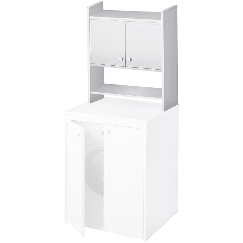 Mobiletto da appoggio "Cabinets" sopralavatrice in resina resistente cm 65x26,5 79h - MondoViro