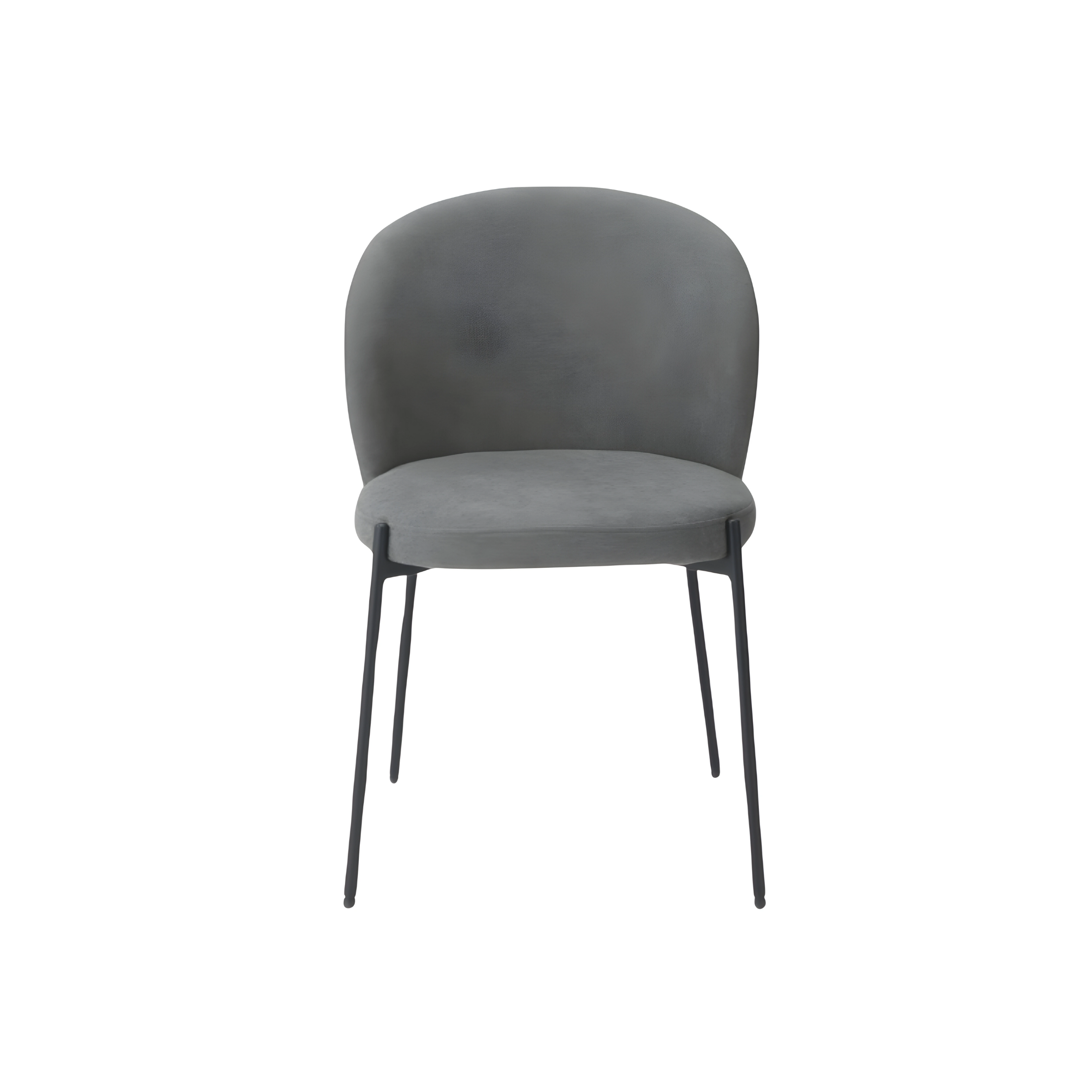 Set di sedie da pranzo moderne "Lizzy" in tessuto imbottite cm 80x45 55h