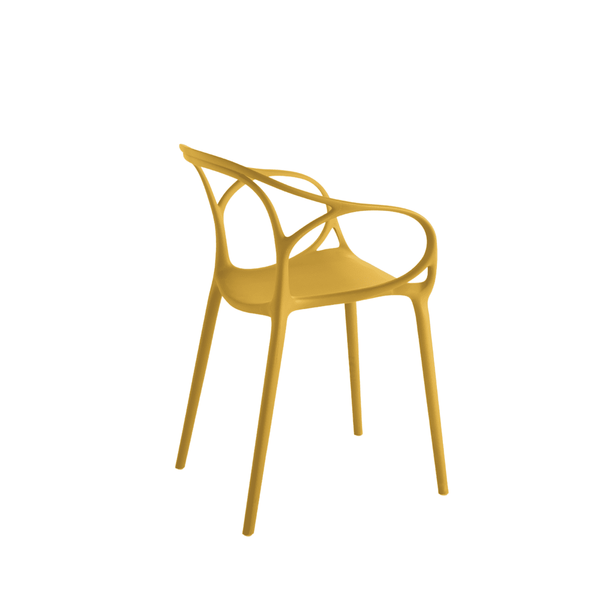 Set di sedie moderne "Mistral" da pranzo in polipropilene versatili cm 57x55 80h - MondoViro