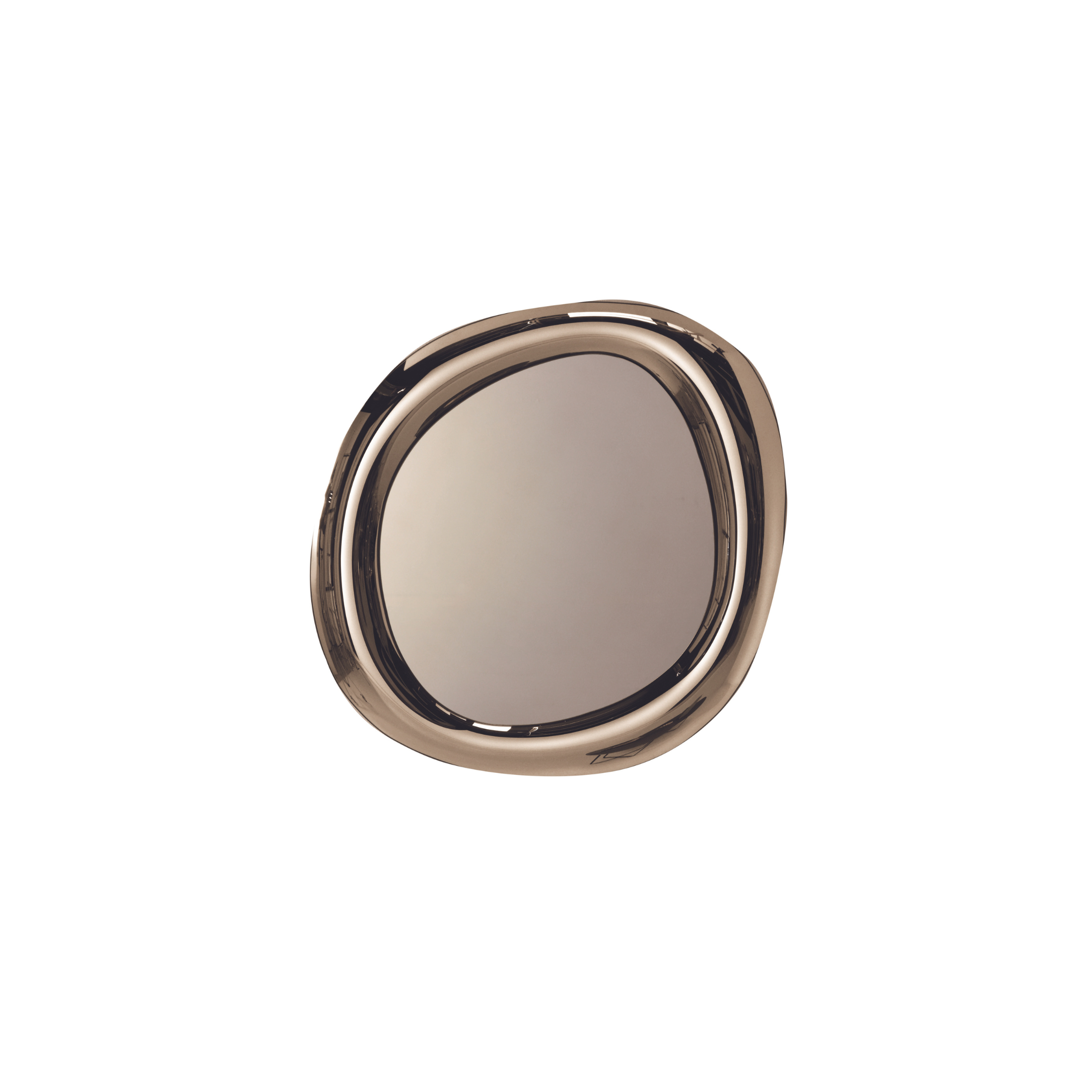 Specchio moderno da parete "Carry" con cornice curva moderna da soggiorno