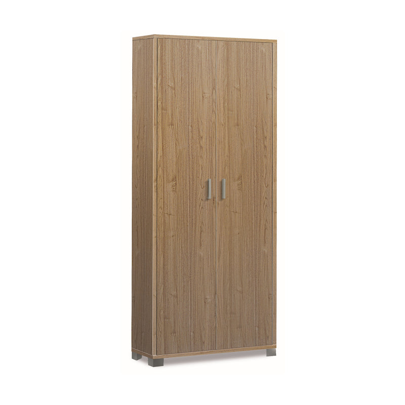 Mobile 2 ante in legno con piedini "Venere1" armadio moderno cm 83x29 190h