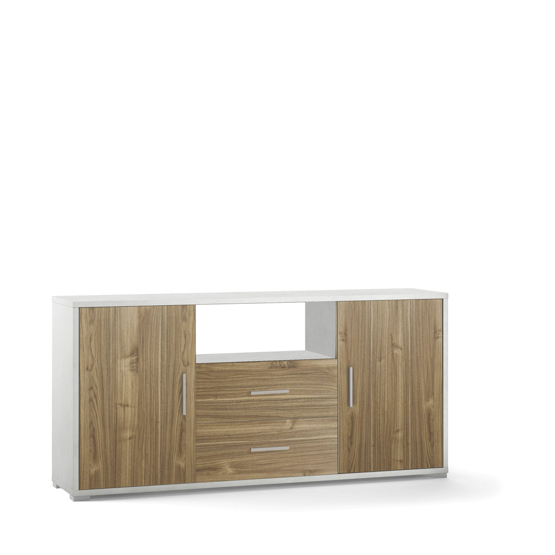 Mobile 2 ante 2 cassetti in legno "Twinfit" madia ingresso cm 174x41 82h