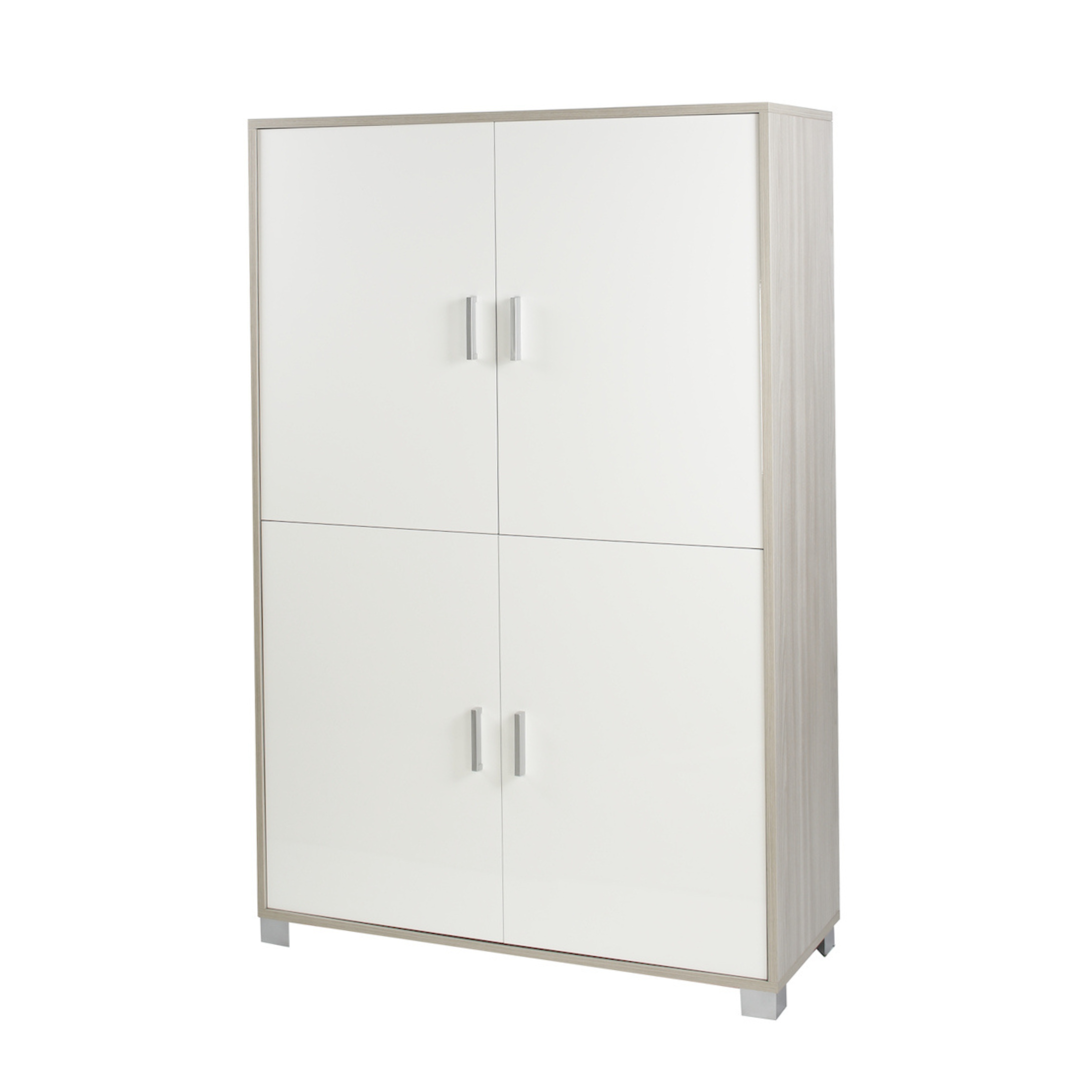 Armadio multiuso in legno 4 ante "Enigma" resistente elegante cm 108x41 161h