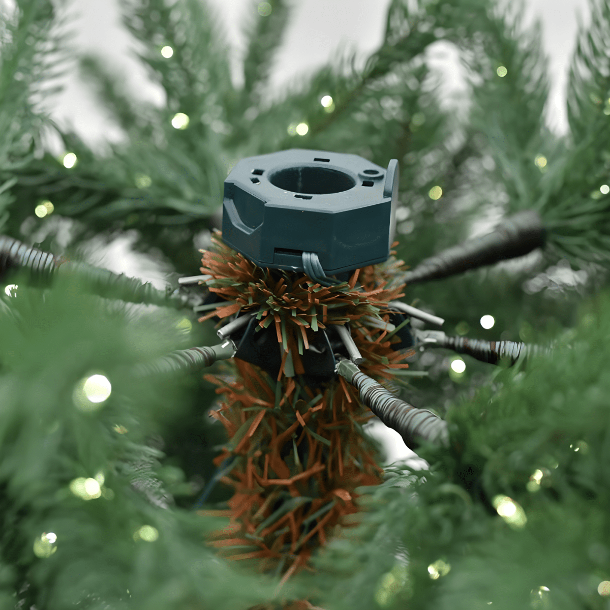 Albero di Natale "Power" con micro led incorporati 100 % PE effetto real touch - MondoViro