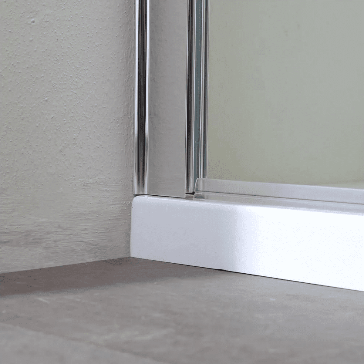 Parete doccia fissa "Walk - In" box bagno moderno in cristallo temperato h 190 cm - MondoViro