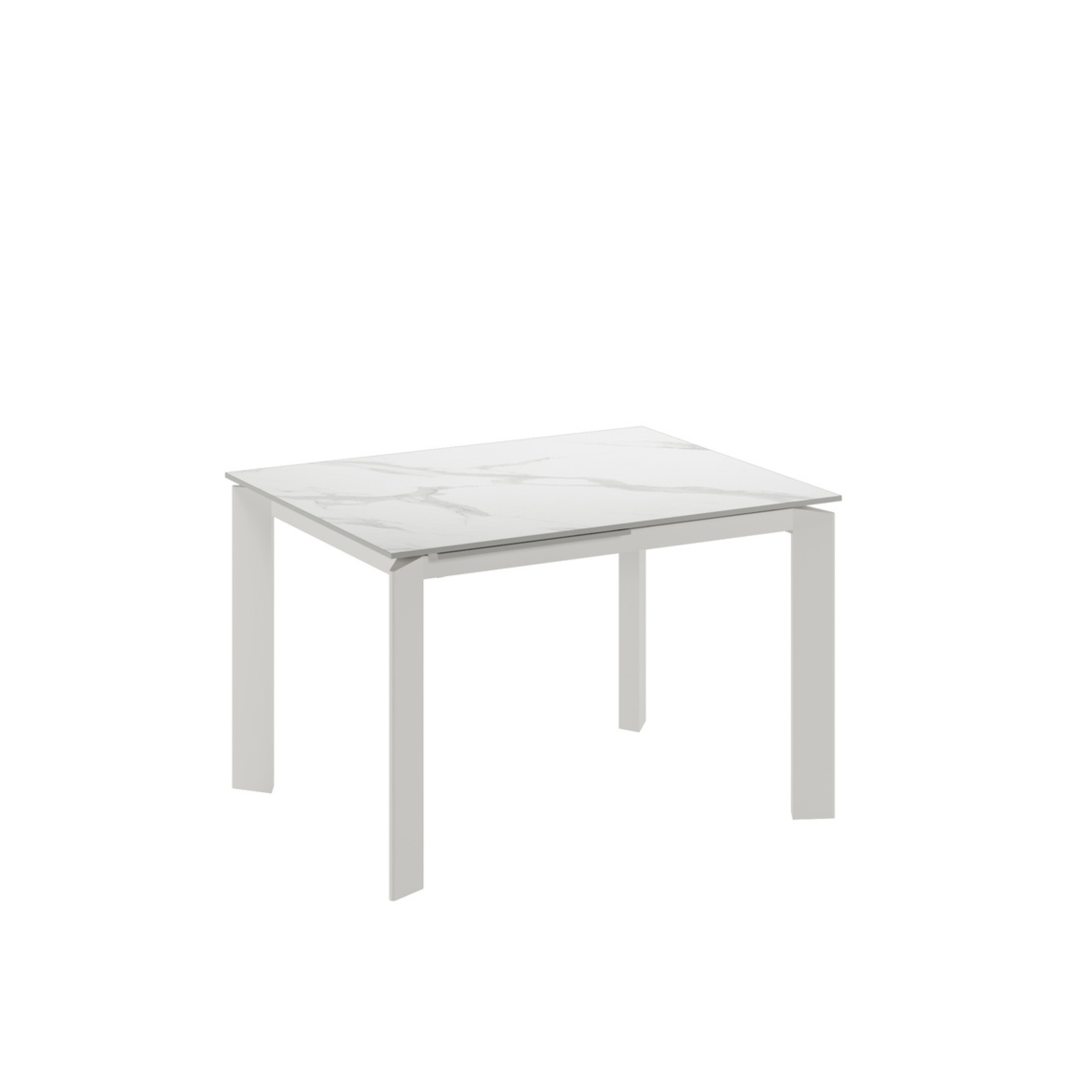 Tavolo elegante allungabile in ceramica "Digits" 8 posti cm 120/170x80 75h