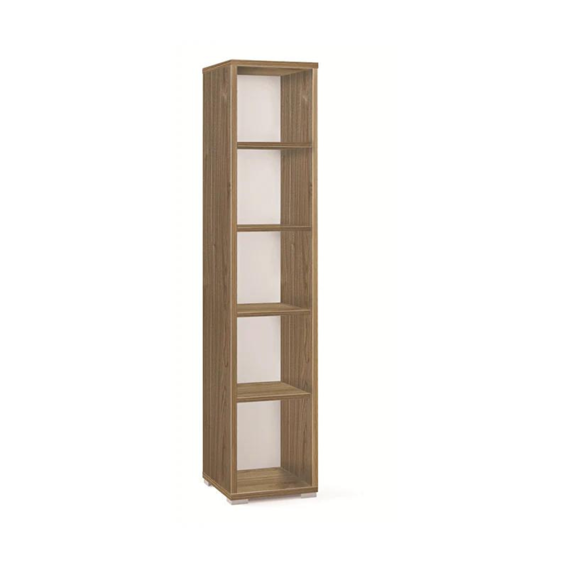 Mobile libreria a colonna "Slim" in legno ripiani regolabili cm 39x41 182h