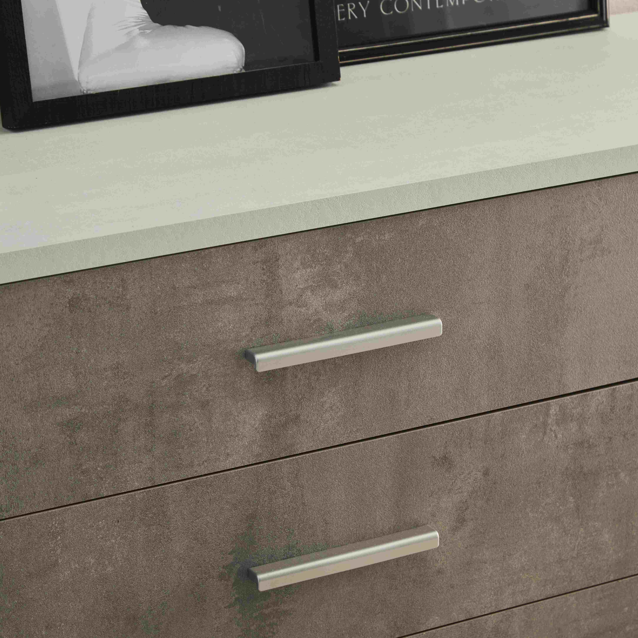 Mobile ingresso 2 ante 4 cassetti "Passage" in legno cm 174x41 84h