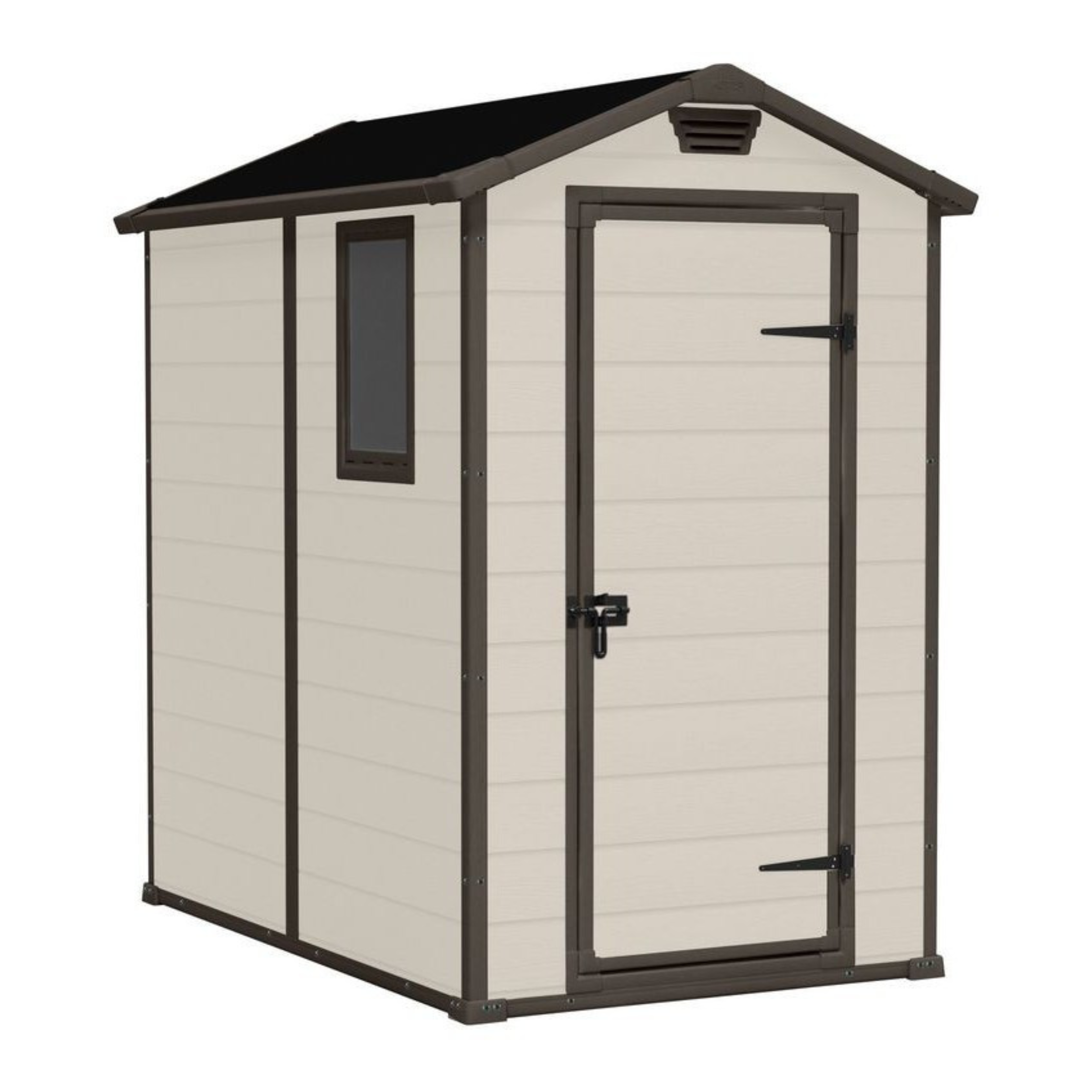 Casetta in resina da giardino "Escape" con finestra laterale cm 130x192 198h