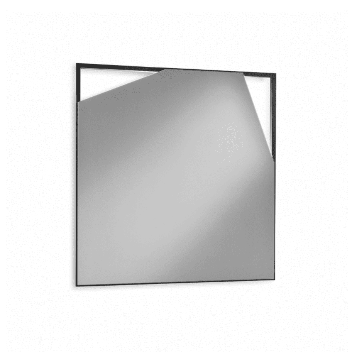 Mobile bagno sospeso "Lotus" 2 cassetti specchio lavabo Top scaletta step - MondoViro