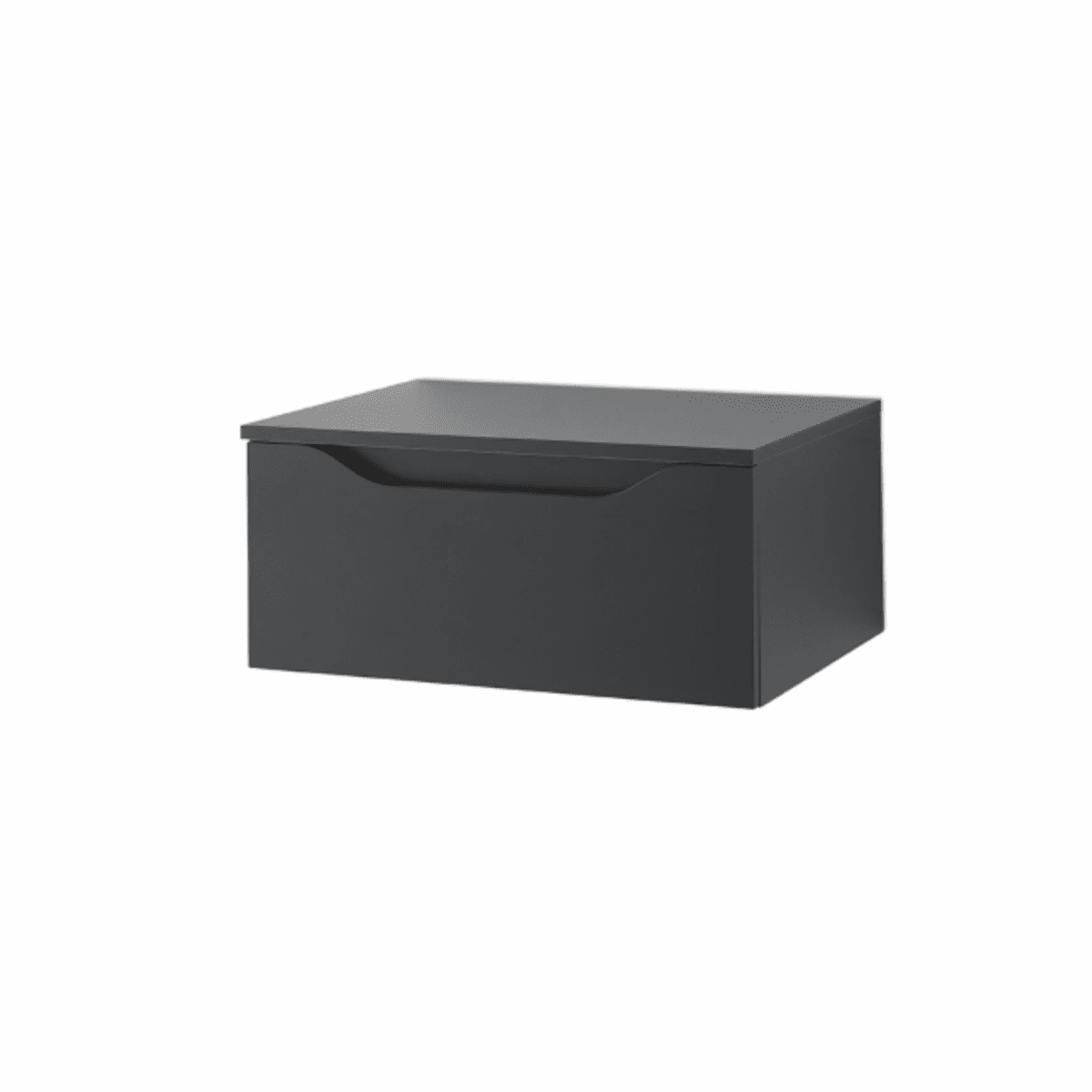 Mobile da bagno sospeso "Becky" moderno 2 cassetti specchio Led lavabo scaletta step - MondoViro