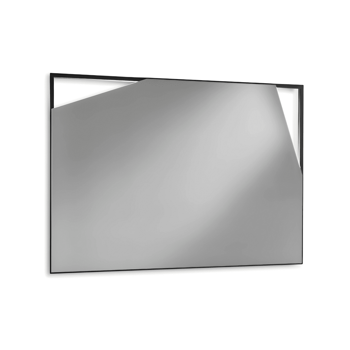 Mobile da bagno sospeso "Rivery" con 2 cassetti 2 ante specchio e lavabo - MondoViro