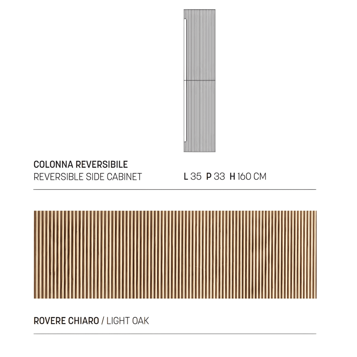 Mobile da bagno in legno "Eliot" con 2 cassetti lavabo e colonna sospesa - MondoViro