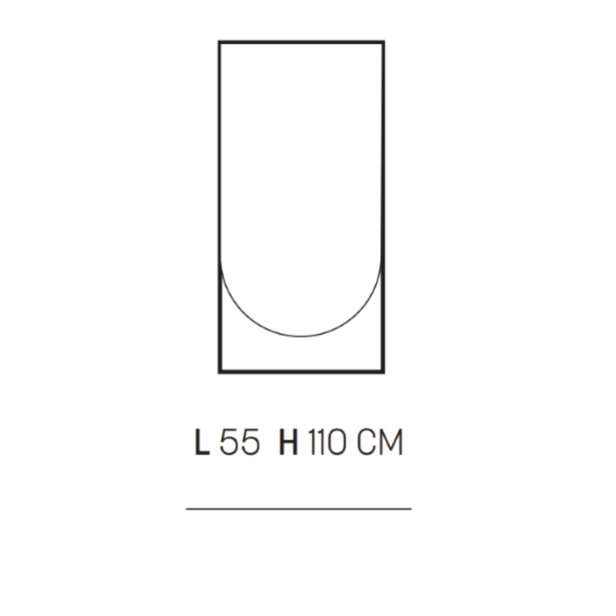 Mobile da bagno sospeso moderno "Benedict" con 2 cassetti lavabo e specchio Led - MondoViro