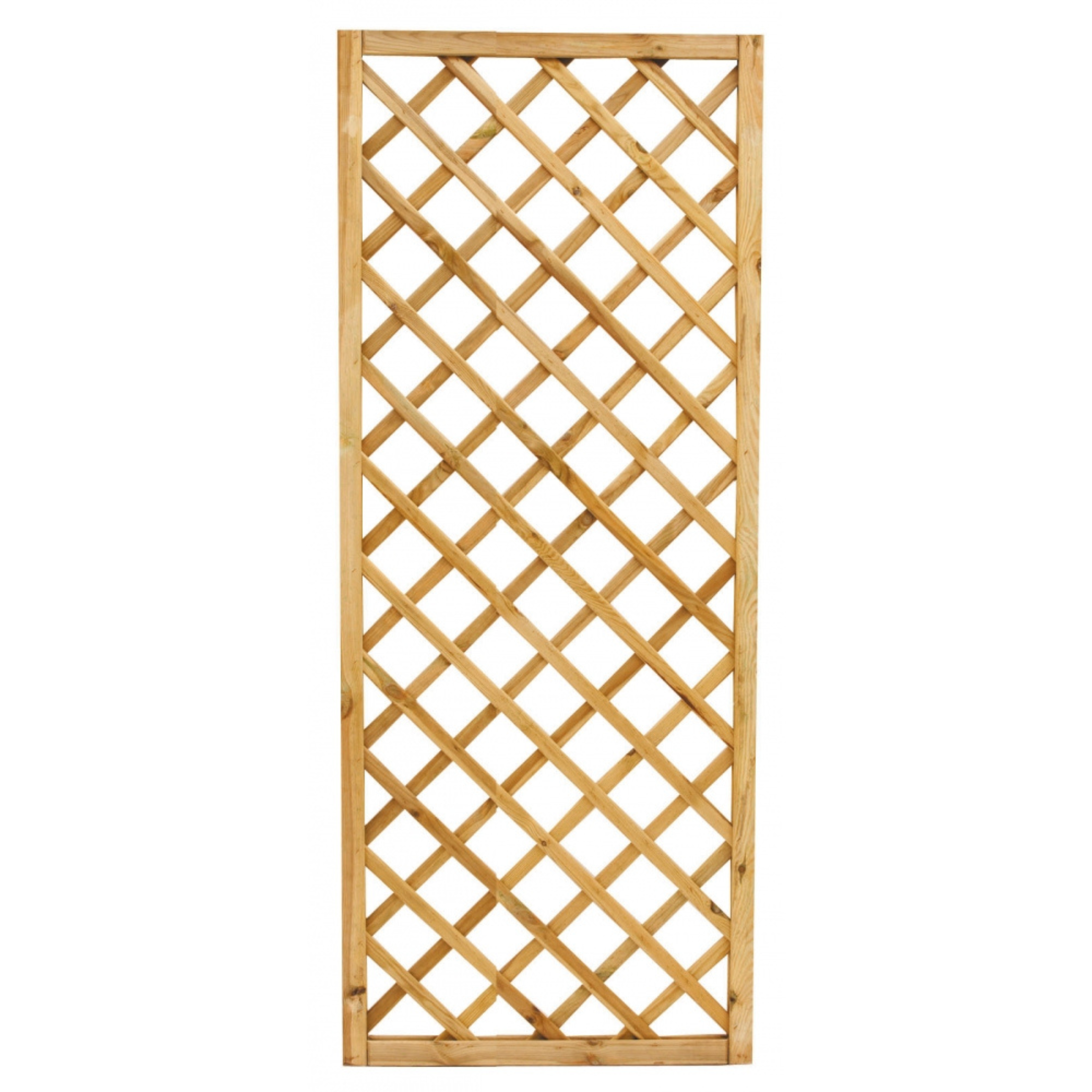 Pannello grigliato "Eco" separatore in legno di pino impregnato in autoclave cm 180h