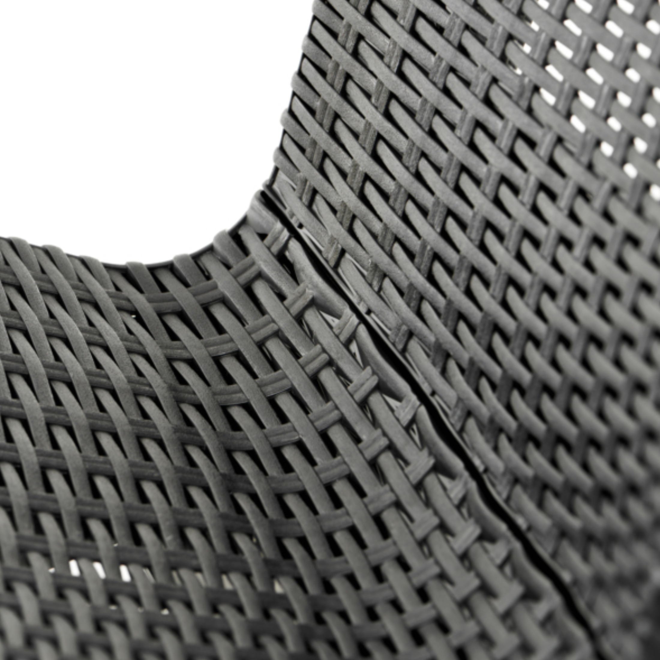 Set da esterno in resina "Rio Balcony" 2 poltrone + 1 tavolo moderno