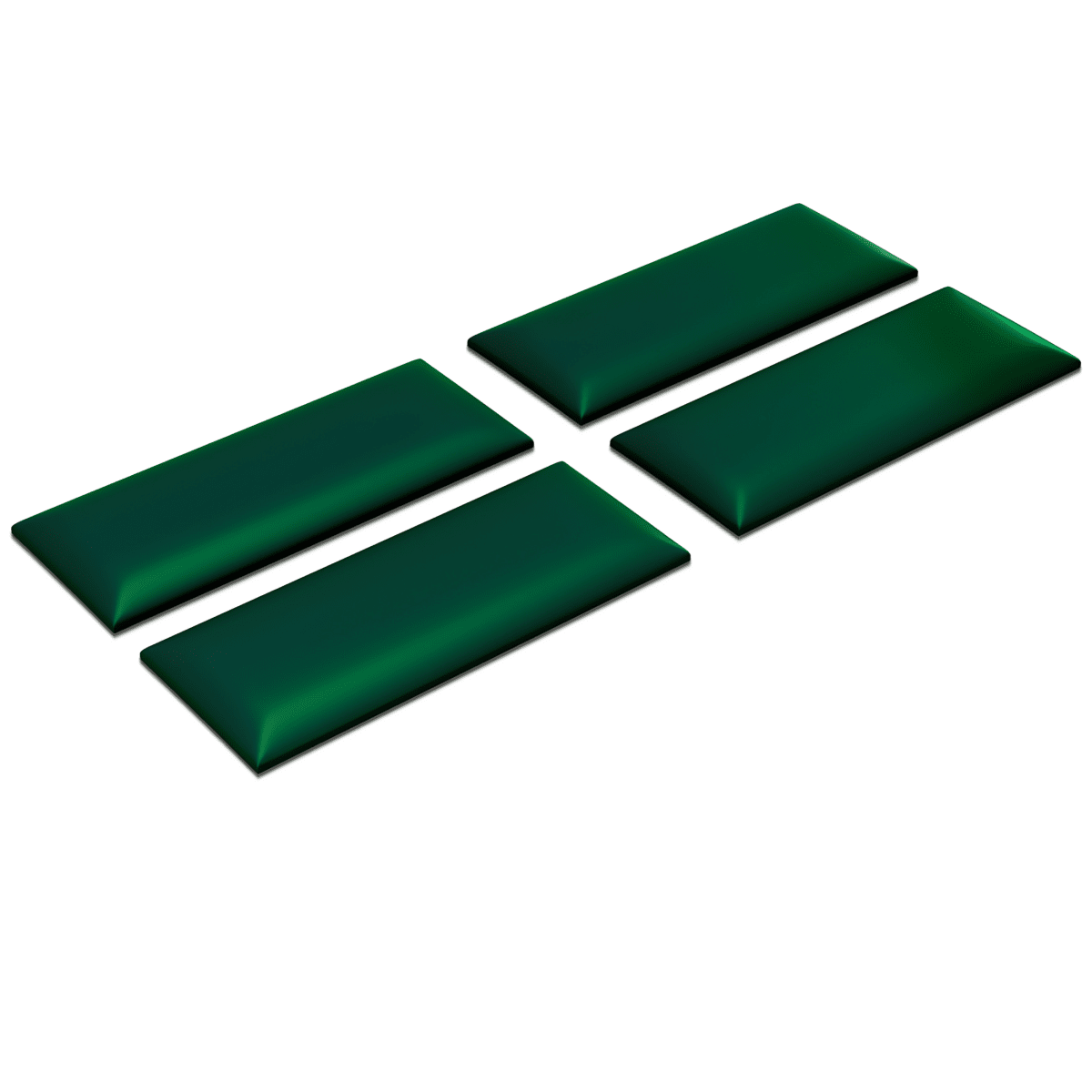 Set di 4 pannelli da parete imbottiti moderni "Mamo Wall" rivestimento per camere da letto - MondoViro