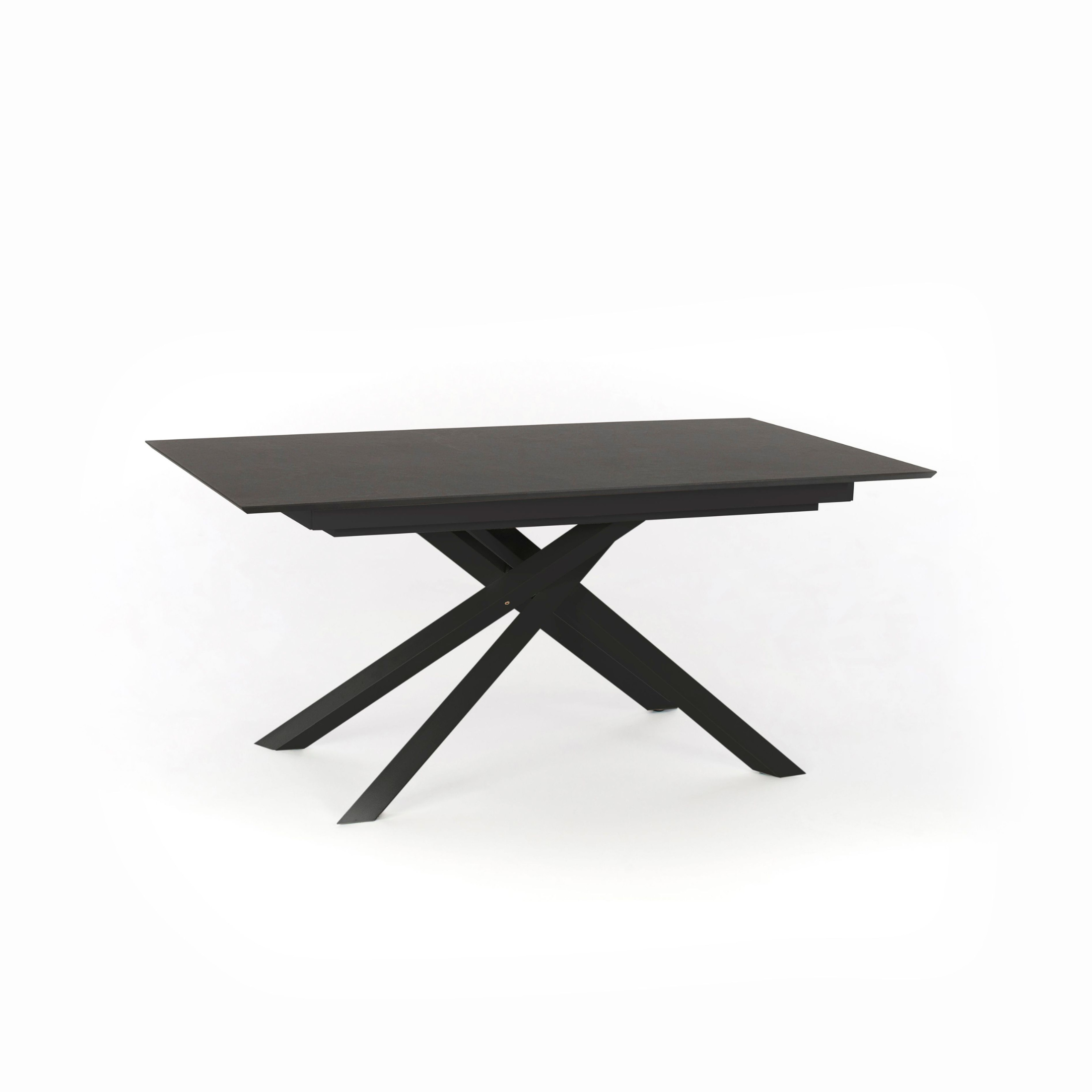 Tavolo allungabile "Jade" piano in HPL gambe in alluminio cm 170/270x90 76h