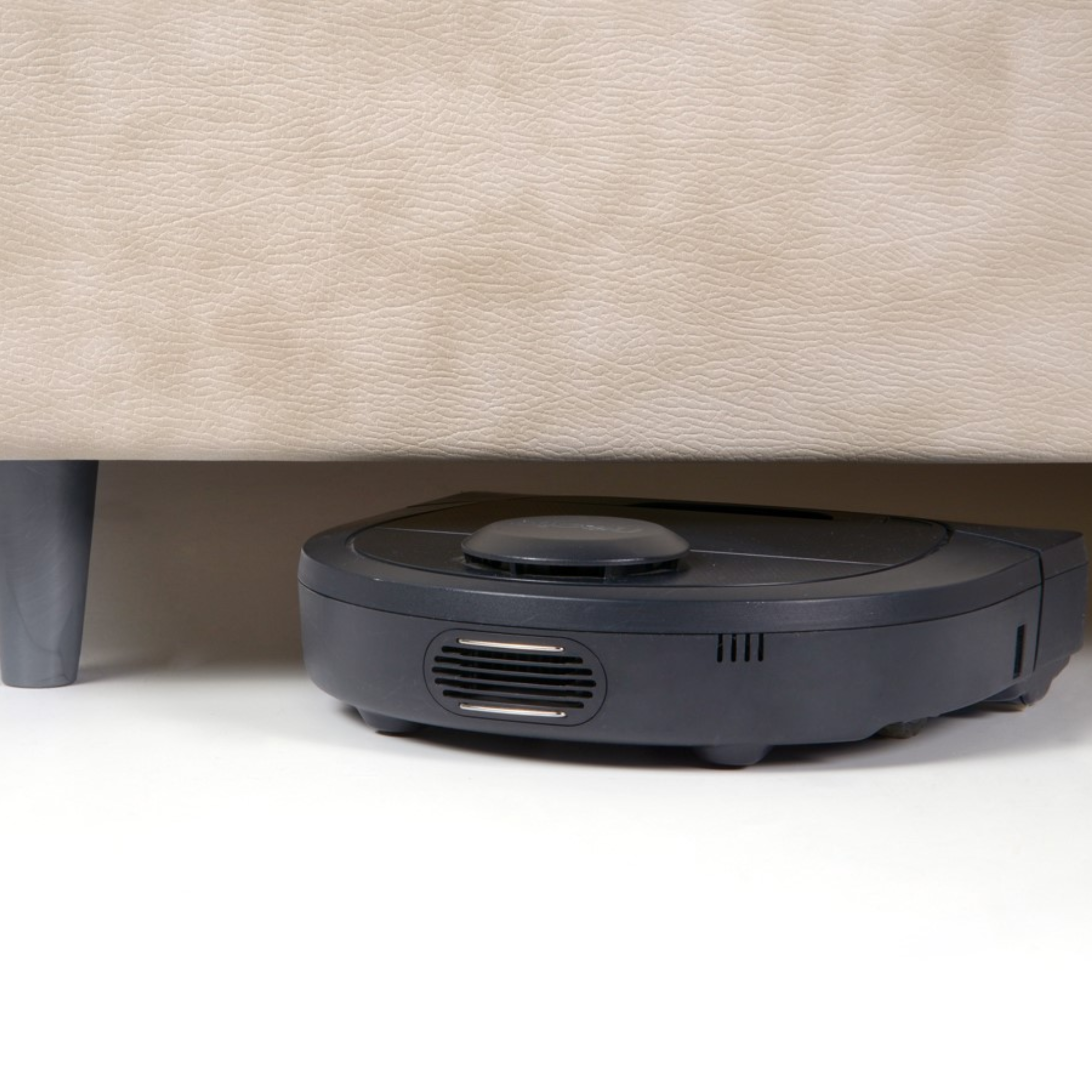 Letto contenitore con rete "Lugano" in tessuto senza testata idro con piedino conico