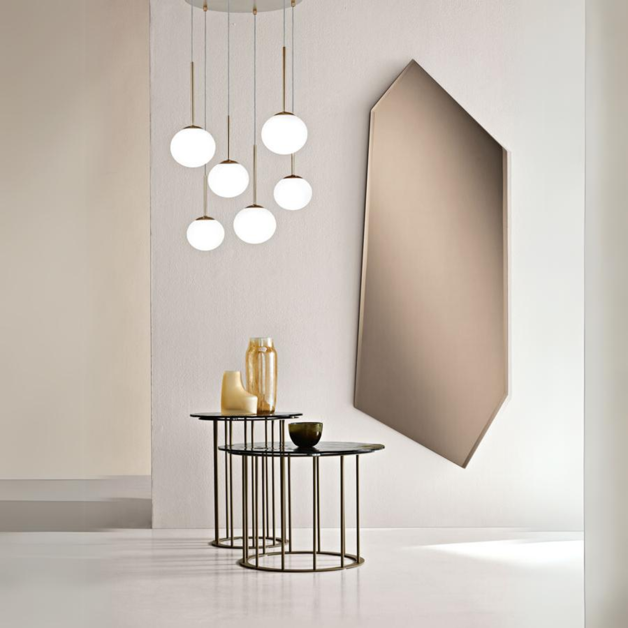 Specchio da parete "Squared" moderno senza cornice cm 80x180h