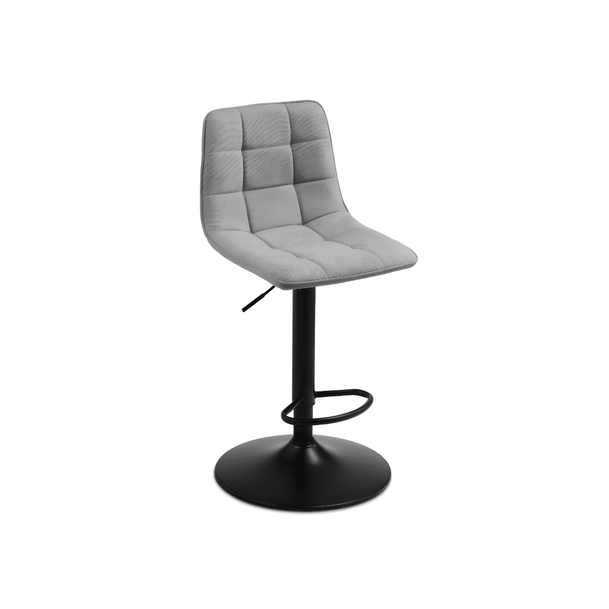 Set di sgabelli in tessuto "Milly" con seduta imbottita cm 45x45 91h - MondoViro