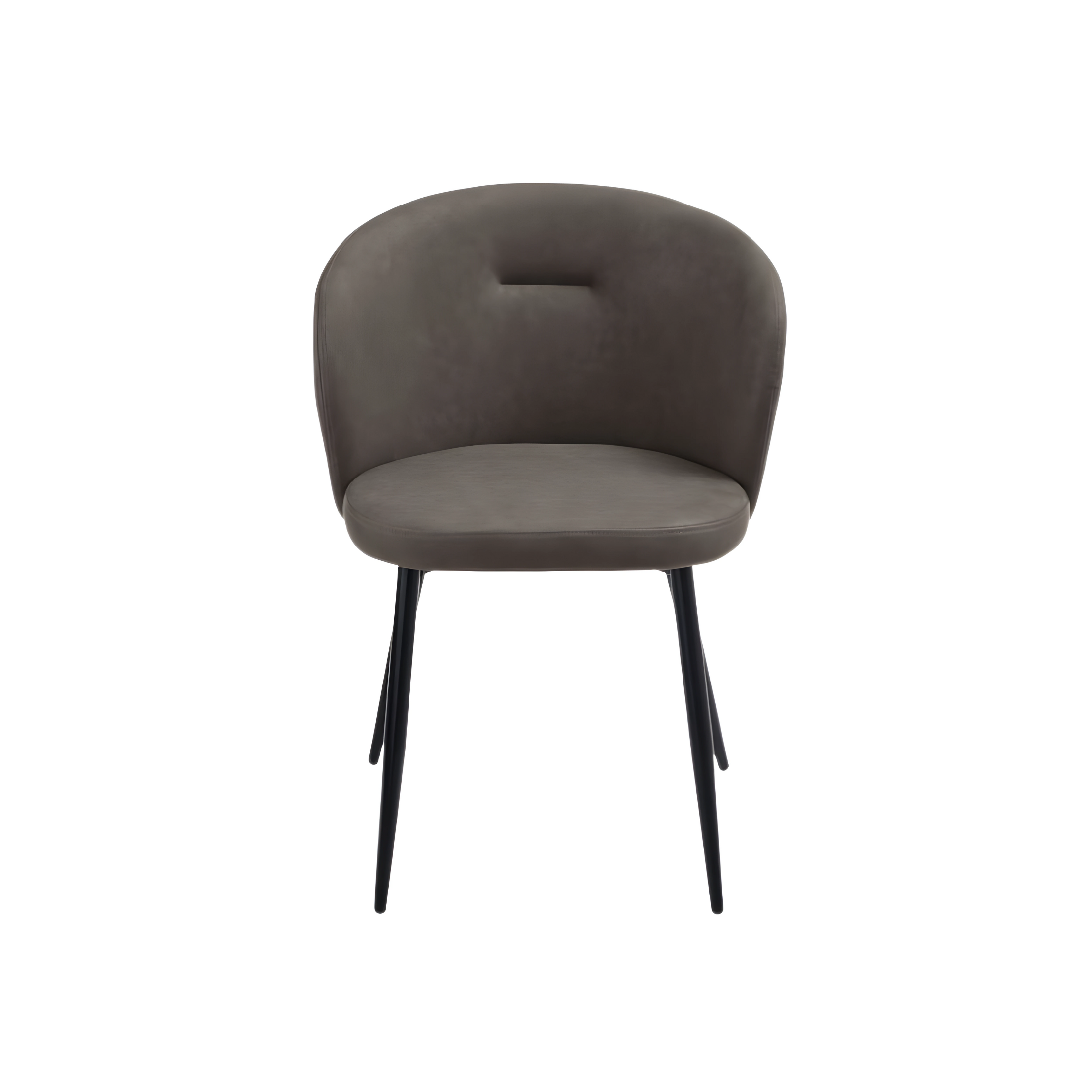 Set sedie da pranzo "Boston" in ecopelle cm 56x55 78h