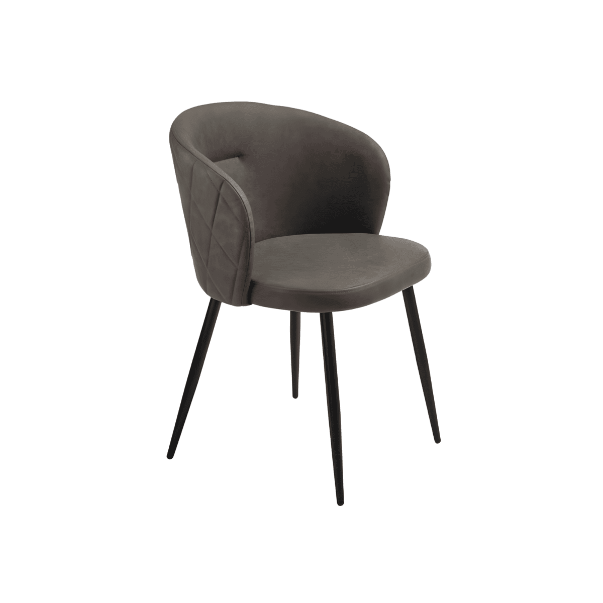 Set sedie da pranzo "Boston" in ecopelle cm 56x55 78h - MondoViro