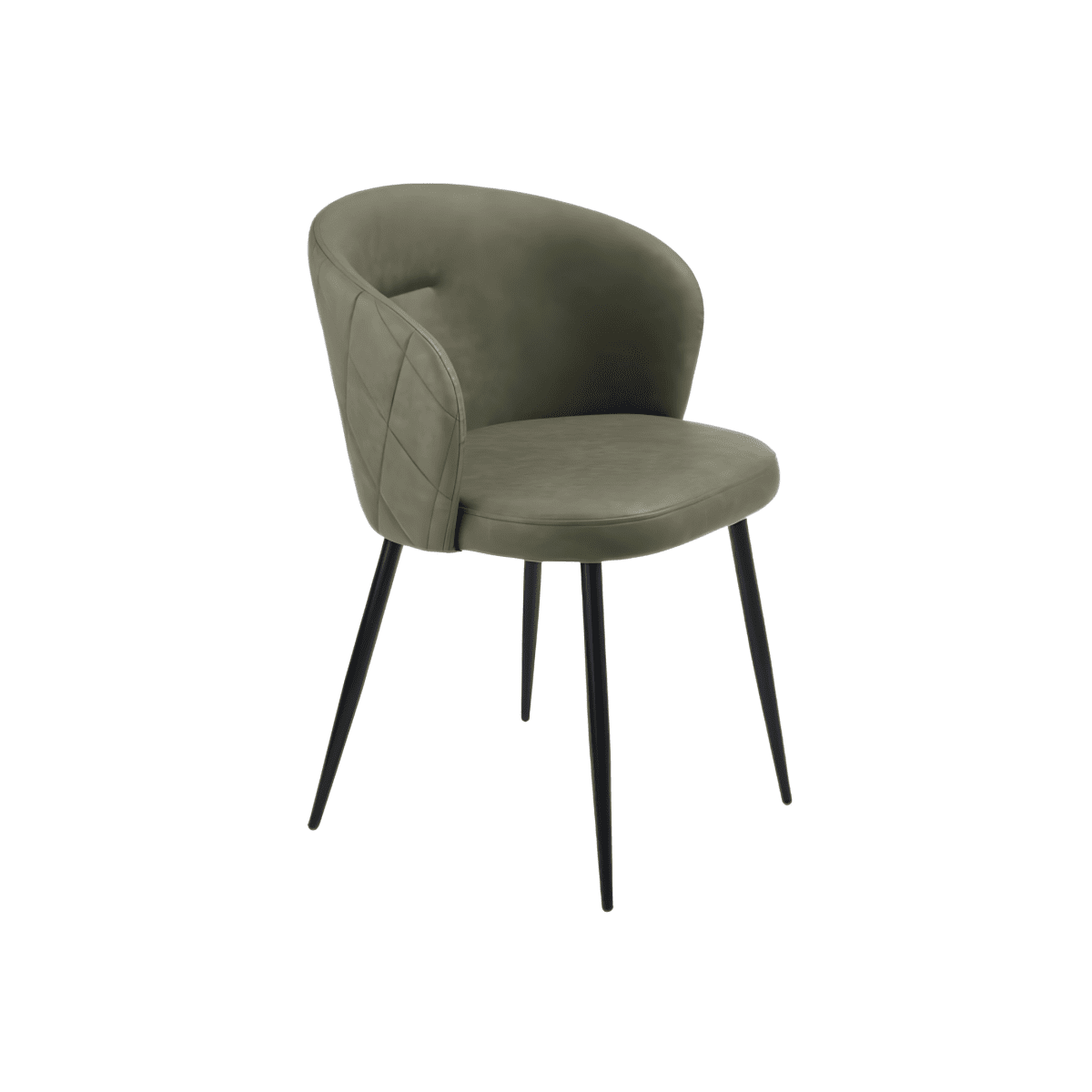 Set sedie da pranzo "Boston" in ecopelle cm 56x55 78h - MondoViro