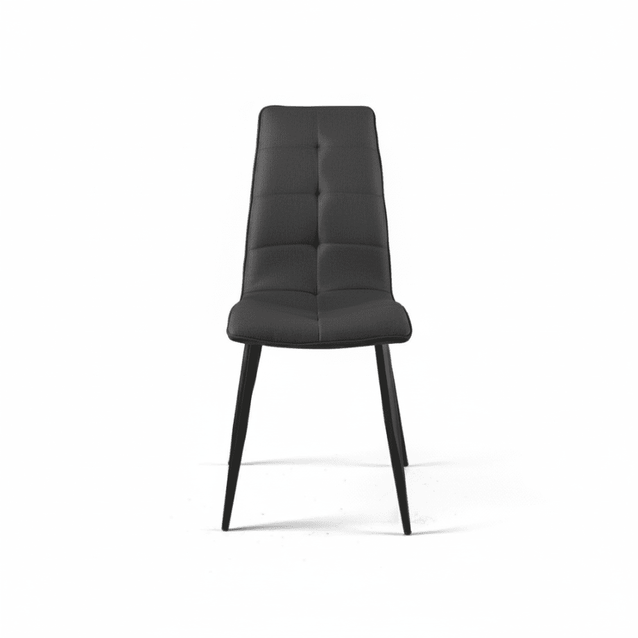 Set di sedie da pranzo "Arper" in tessuto con base in metallo cm 43x58 96h - MondoViro