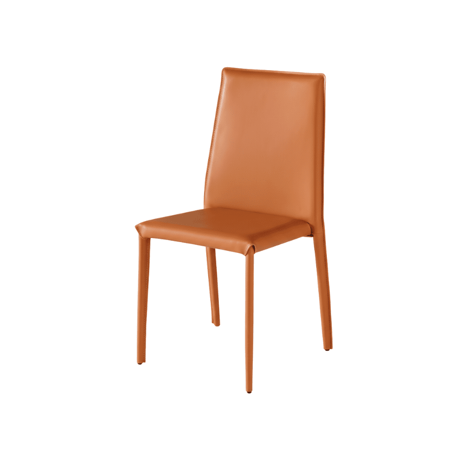 Set di sedie imbottite "Lina" in interamente rivestita in similcuoio cm 50x43 88h - MondoViro