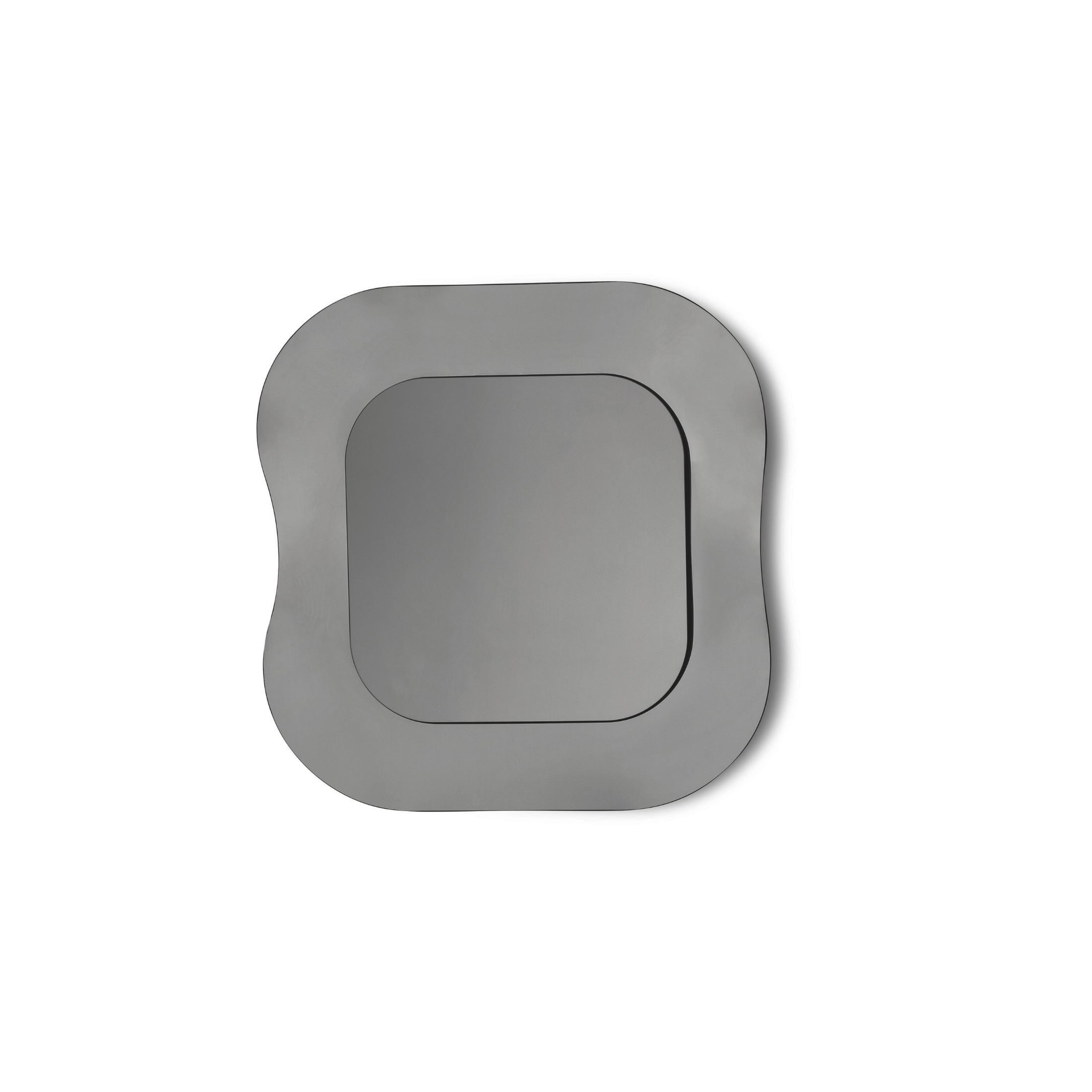 Specchio da parete moderno "Indi" con cornice in vetro fuso elegante