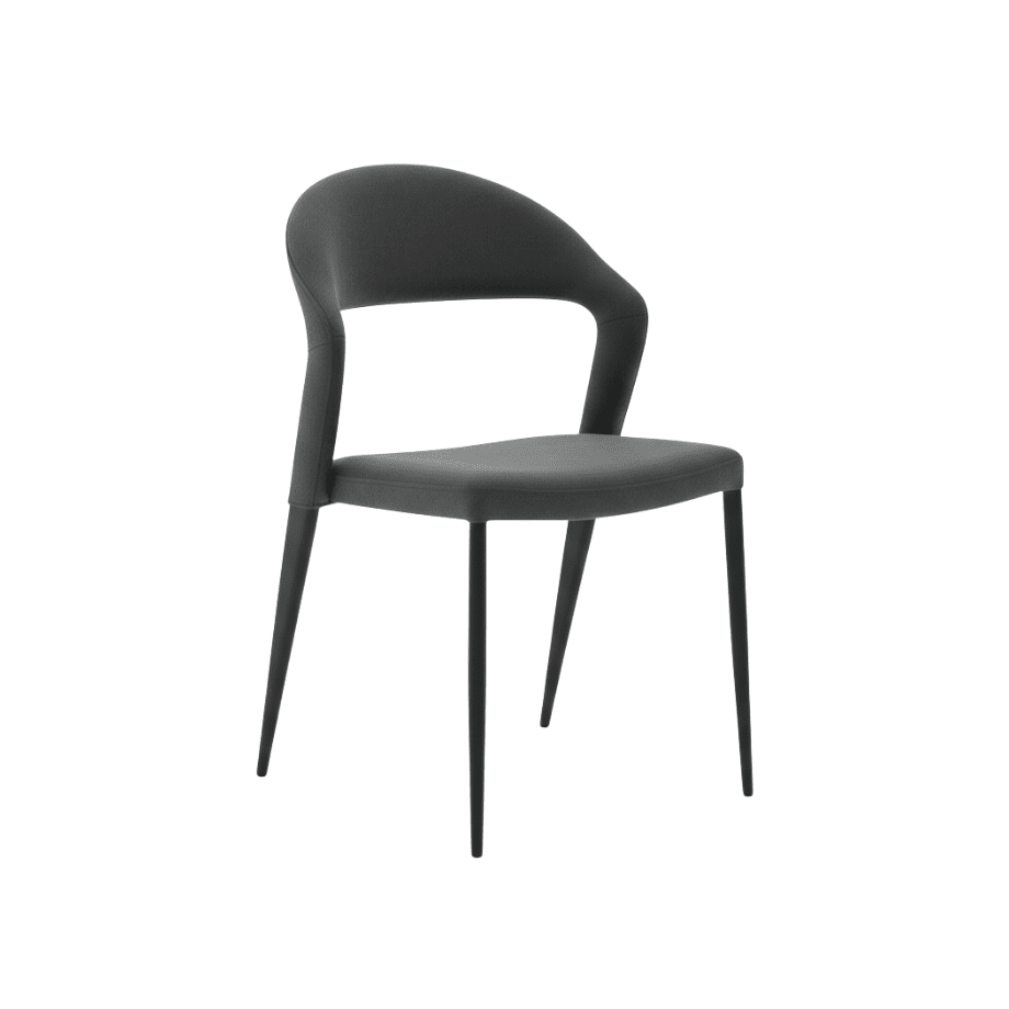 Set di sedie imbottite "Locanda" in similpelle cm 56x51 82h - MondoViro