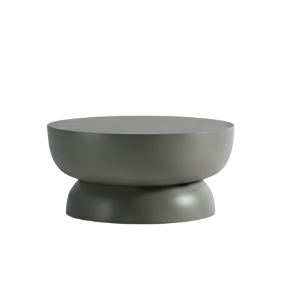 Tavolino in microcemento "Tratto" cm Ø 60x30h