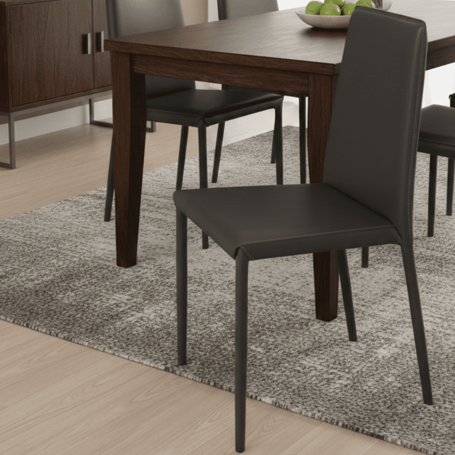 Set di sedie imbottite "Lina" in interamente rivestita in similcuoio cm 50x43 88h - MondoViro