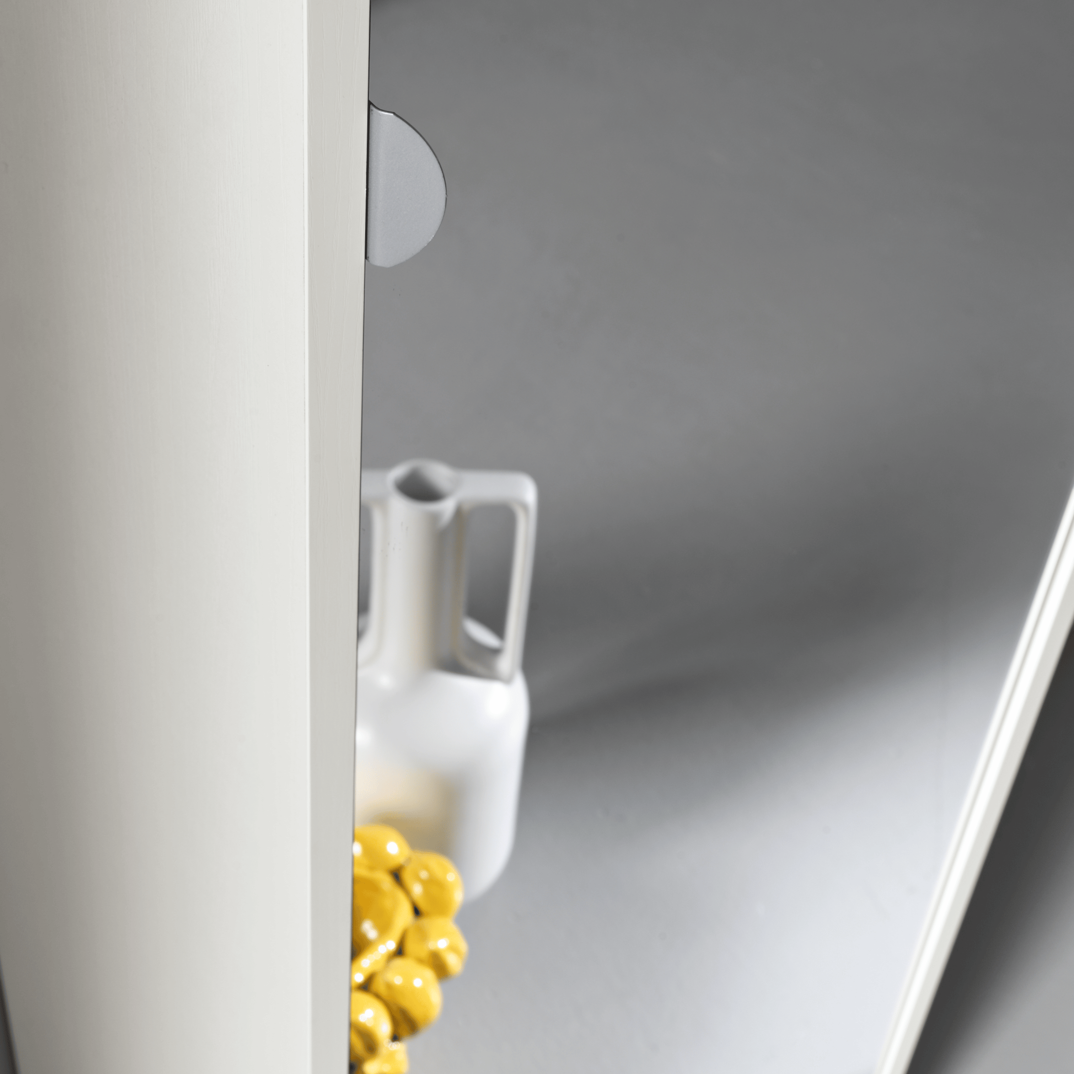 Colonna 1 anta a specchio "Garden" mobile da bagno cm 43x29 h190