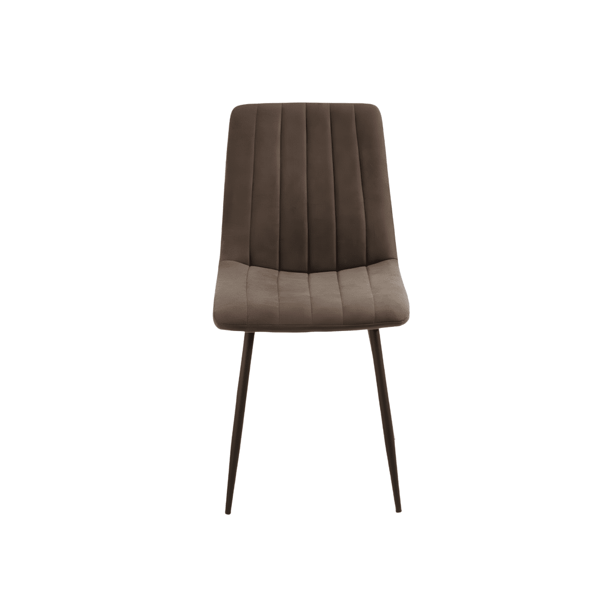 Set di sedie moderne da pranzo in tessuto "Palmer" imbottite cm 45x54 88h - MondoViro