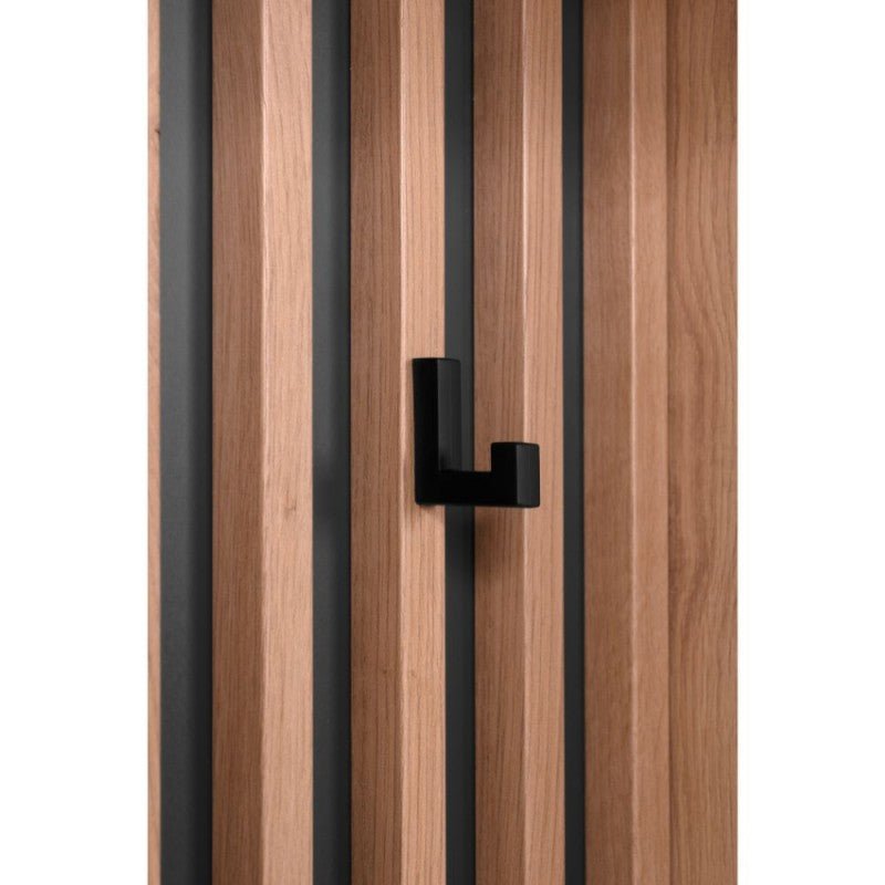 Mobile ingresso con specchio "Medan1" moderno con scarpiera e appendiabiti - MondoViro