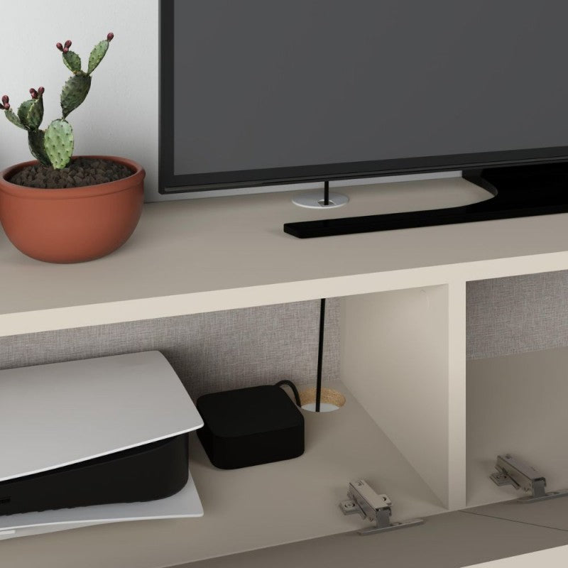 Mobile porta tv sospeso "Francy" con anta a ribalta cm135x31 25h