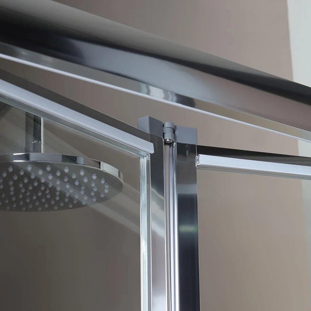 Porta doccia nicchia salvaspazio "Sospiro" moderna con apertura a libro h 195 cm - MondoViro