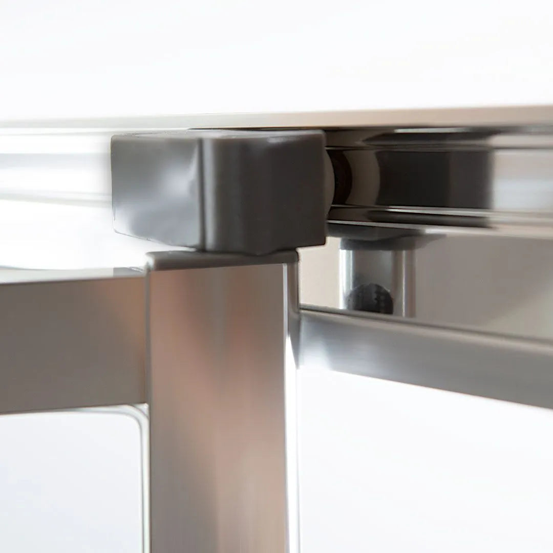 Porta doccia nicchia salvaspazio "Sospiro" moderna con apertura a libro h 195 cm