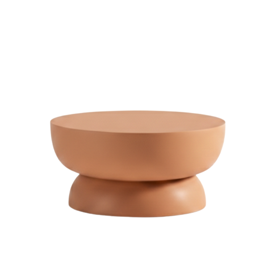 Tavolino in microcemento "Tratto" cm Ø 60x30h