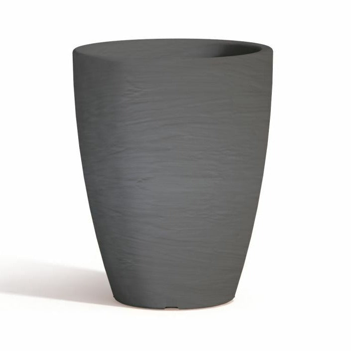 Vaso tondo Adone per interno ed esterno in resina cm 30x30 38h