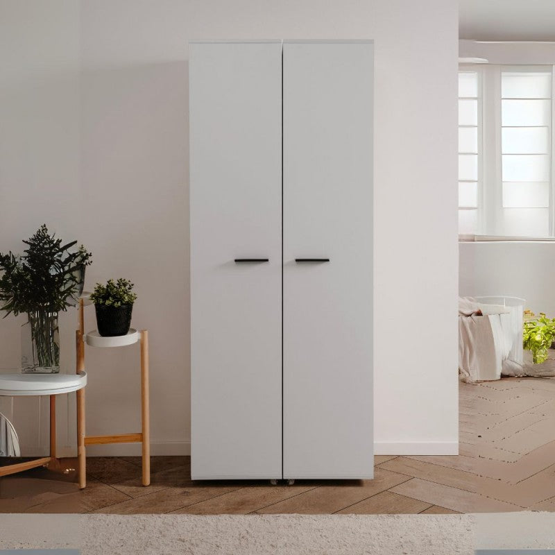 Scarpiera ingresso slim 2 ante "Lugo" in legno 5 scomparti salvaspazio